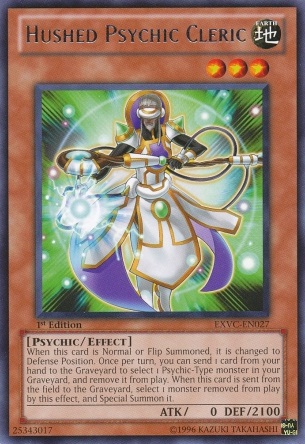 Hushed Psychic Cleric, Extreme Victory Sneak Peek Participation Card · EXVC-EN027