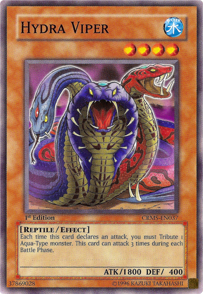 Hydra Viper, Crimson Crisis Sneak Peek Participation Card · CRMS-EN037