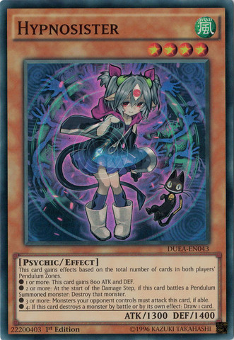 Hypnosister, Duelist Alliance Sneak Peek Participation Card · DUEA-EN043