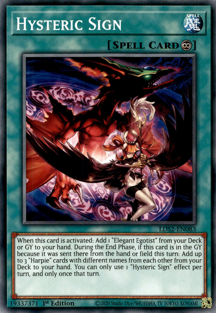 Hysteric Sign, Legendary Duelists: Season 2 · LDS2-EN083