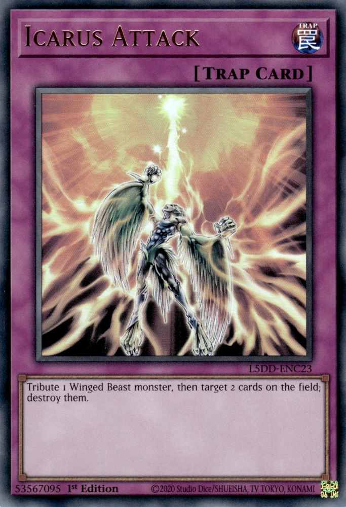 Icarus Attack, Legendary 5D's Decks · L5DD-ENC23