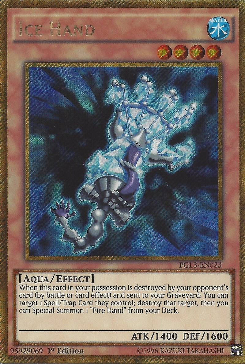 Ice Hand, Premium Gold: Infinite Gold · PGL3-EN023