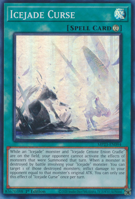 Icejade Curse, 25th Anniversary Tin: Dueling Heroes Mega Pack · MP23-EN094