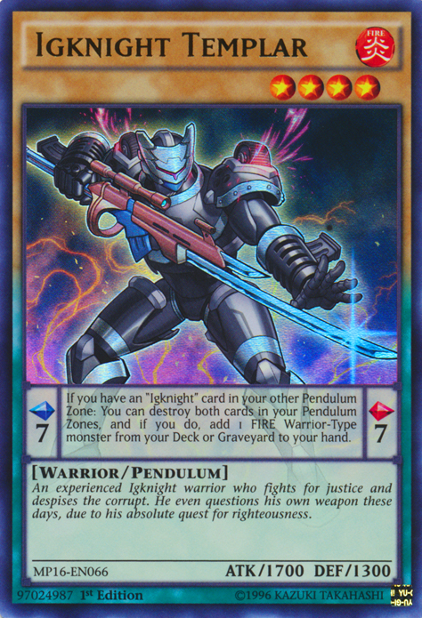 Igknight Templar, 2016 Mega-Tin Mega Pack · MP16-EN066