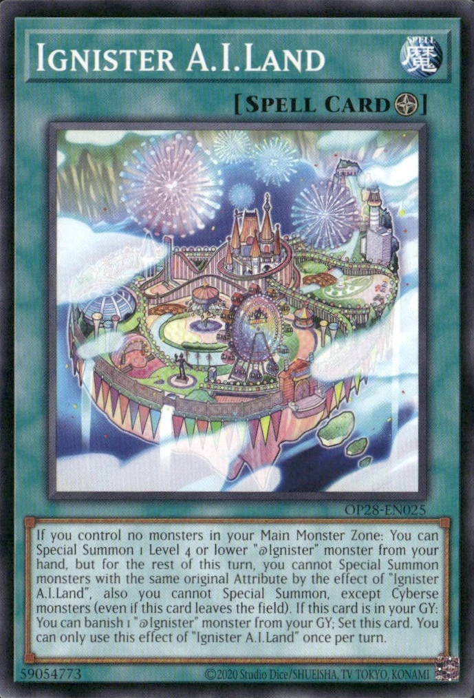 Ignister A.I.Land, OTS Tournament Pack 28 · OP28-EN025
