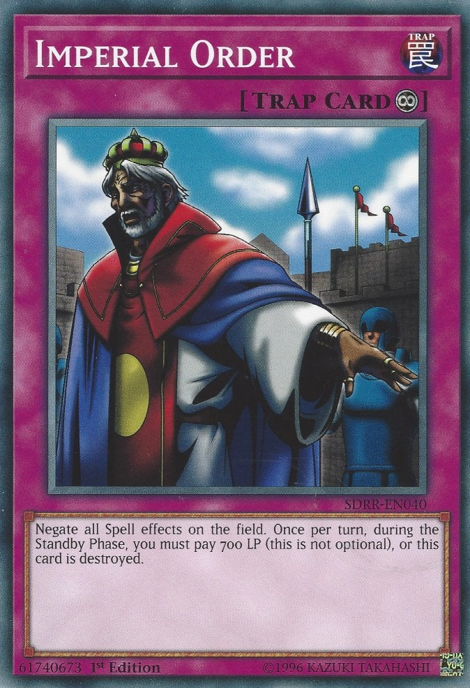 Imperial Order, Structure Deck: Rokket Revolt · SDRR-EN040
