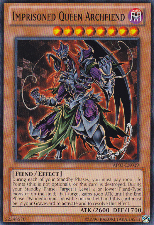 Imprisoned Queen Archfiend, Astral Pack Three · AP03-EN019