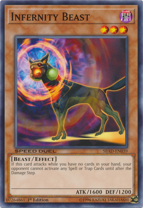Infernity Beast, Speed Duel: Attack from the Deep · SBAD-EN039