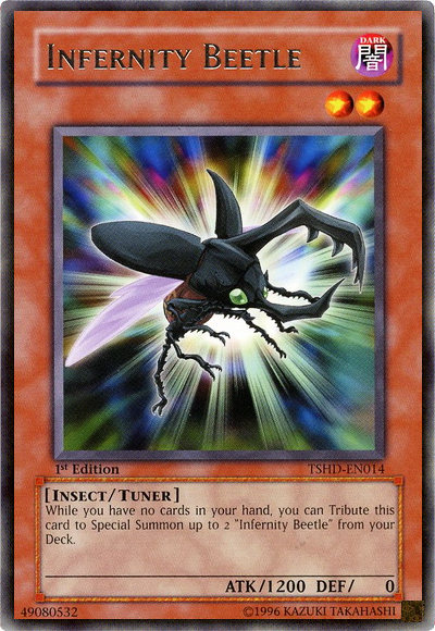 Infernity Beetle, The Shining Darkness Sneak Peek Participation Card · TSHD-EN014