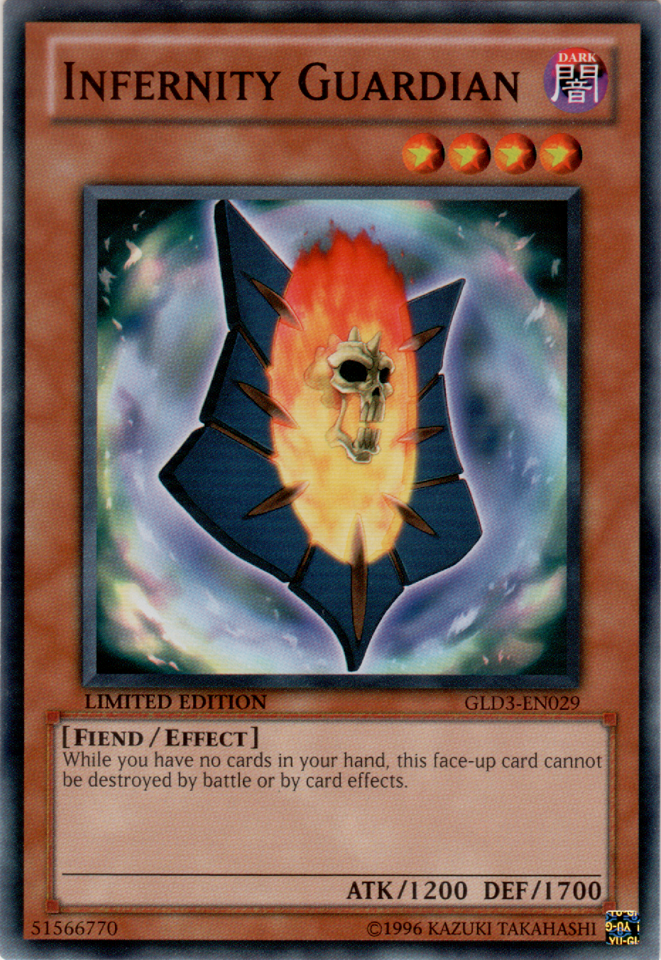 Infernity Guardian, Gold Series 3 · GLD3-EN029