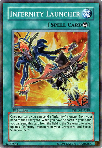 Infernity Launcher, The Shining Darkness Sneak Peek Participation Card · TSHD-EN048