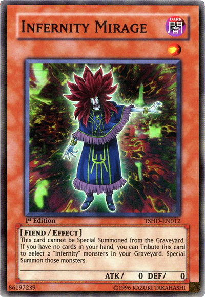 Infernity Mirage, The Shining Darkness Sneak Peek Participation Card · TSHD-EN012