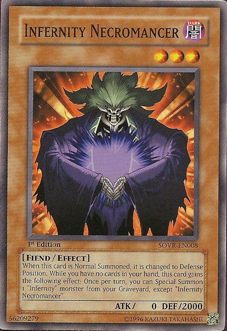 Infernity Necromancer, Stardust Overdrive Sneak Peek Participation Card · SOVR-EN008
