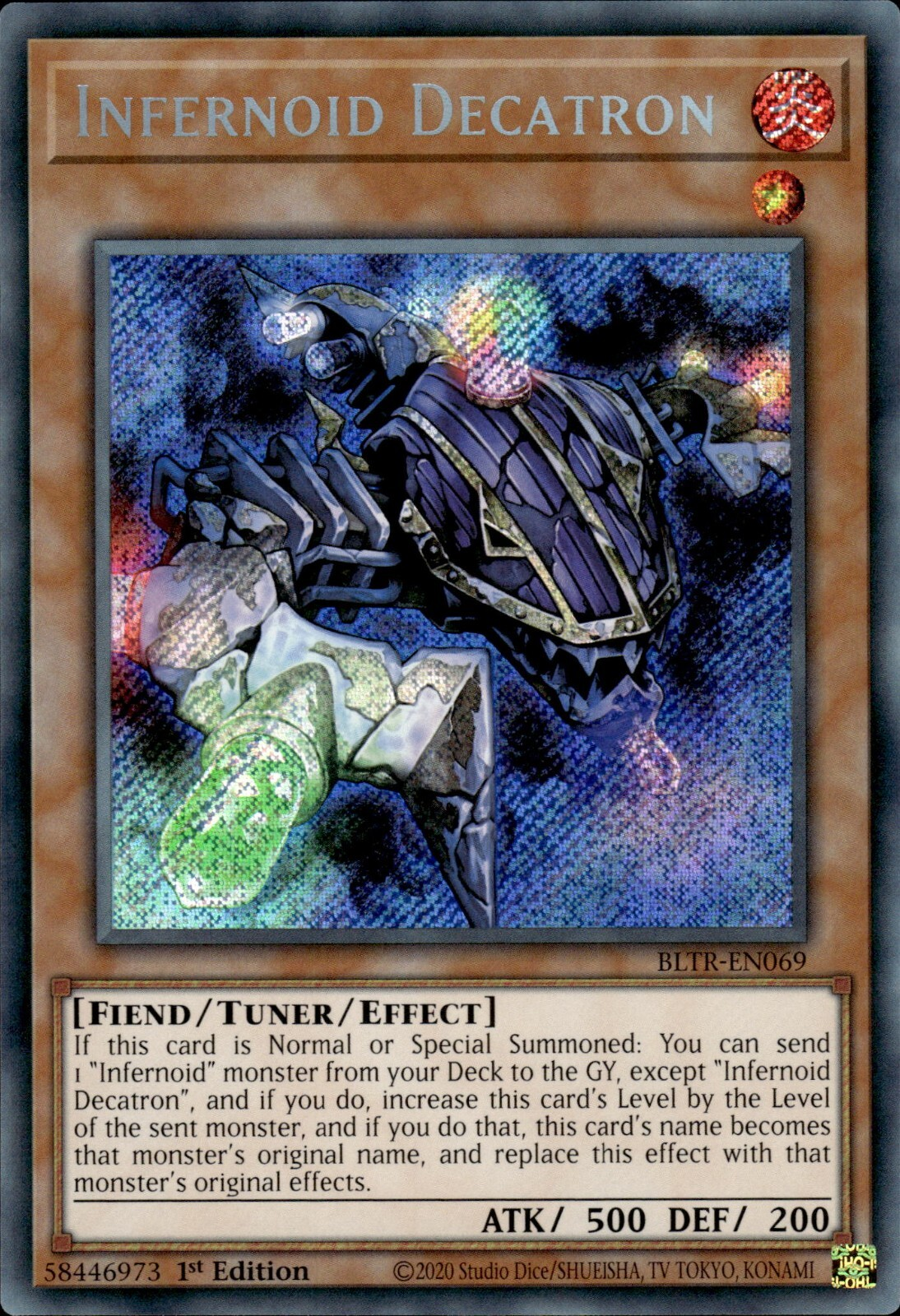 Infernoid Decatron, Battles of Legend: Terminal Revenge · BLTR-EN069