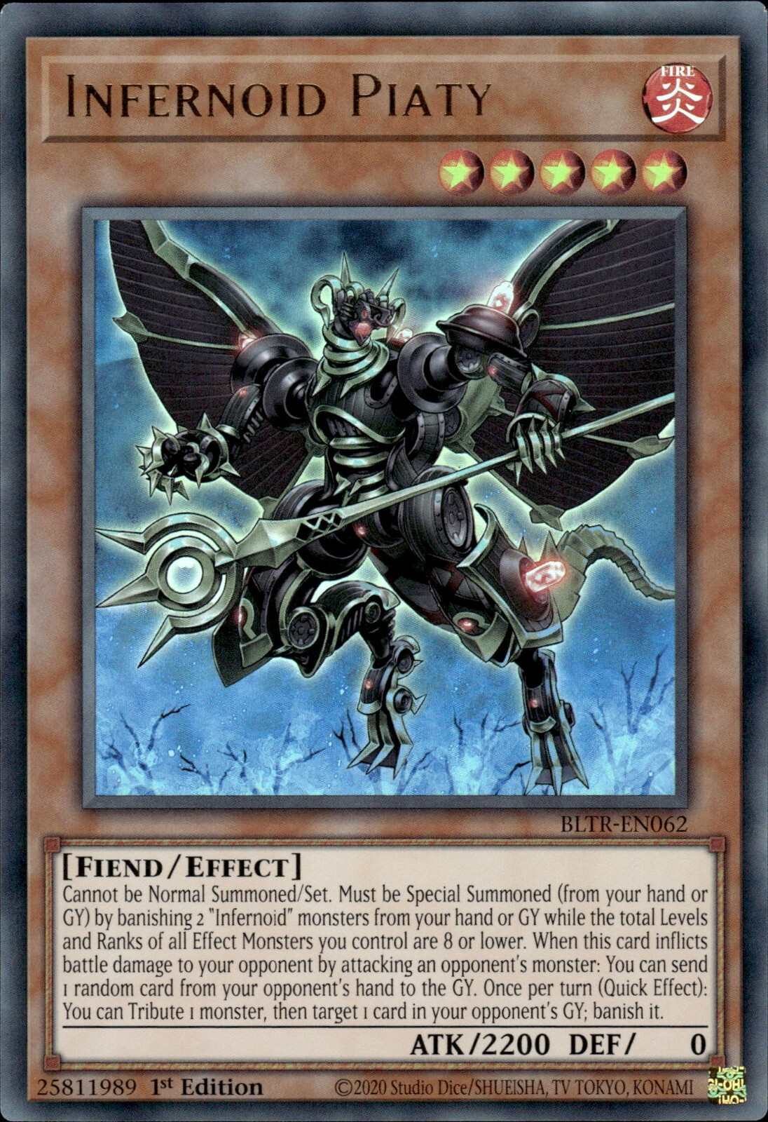 Infernoid Piaty, Battles of Legend: Terminal Revenge · BLTR-EN062
