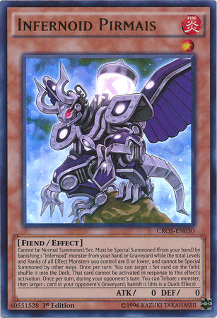 Infernoid Pirmais, Crossed Souls Sneak Peek Participation Card · CROS-EN030