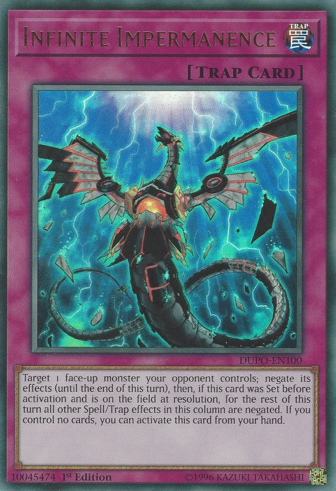 Infinite Impermanence, Duel Power · DUPO-EN100