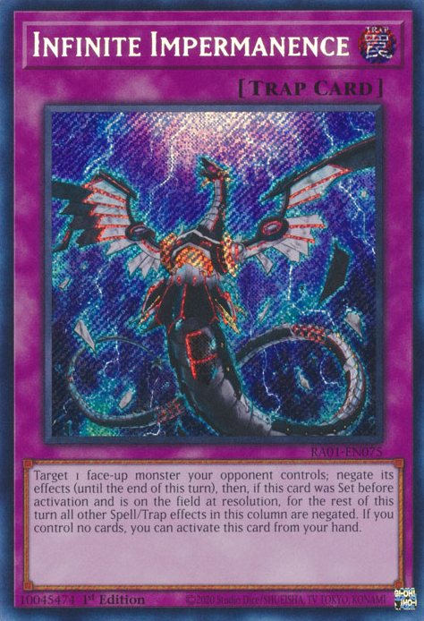 Infinite Impermanence, 25th Anniversary Rarity Collection · RA01-EN075