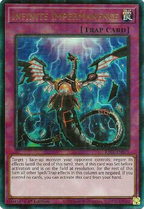 Infinite Impermanence, 25th Anniversary Rarity Collection · RA01-EN075