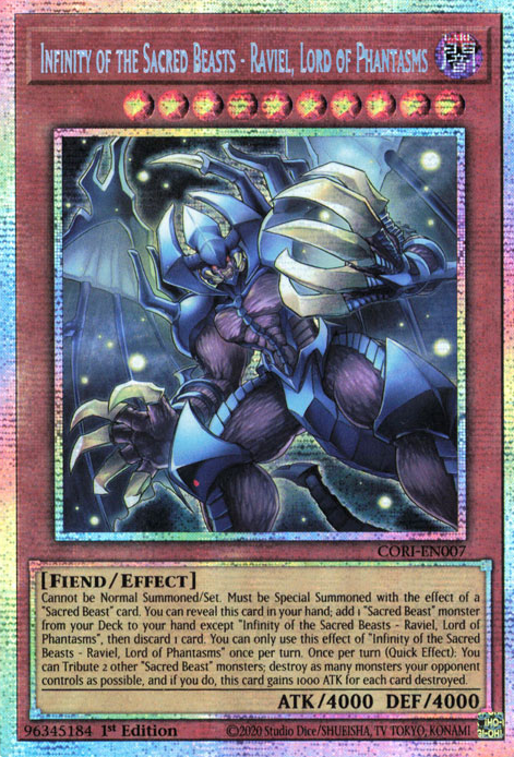Infinity of the Sacred Beasts - Raviel, Lord of Phantasms, Chaos Origins · CORI-EN007