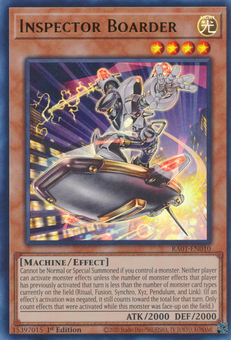 Inspector Boarder, 25th Anniversary Rarity Collection · RA01-EN010