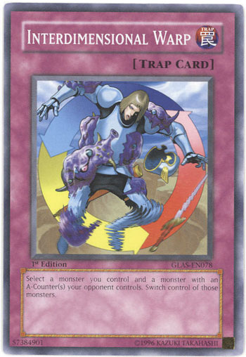 Interdimensional Warp, Gladiator's Assault Sneak Peek Participation Card · GLAS-EN078