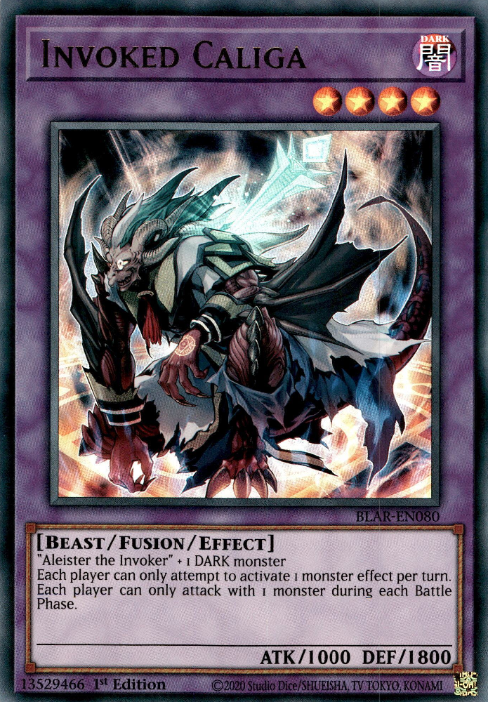 Invoked Caliga, Battles of Legend: Armageddon · BLAR-EN080