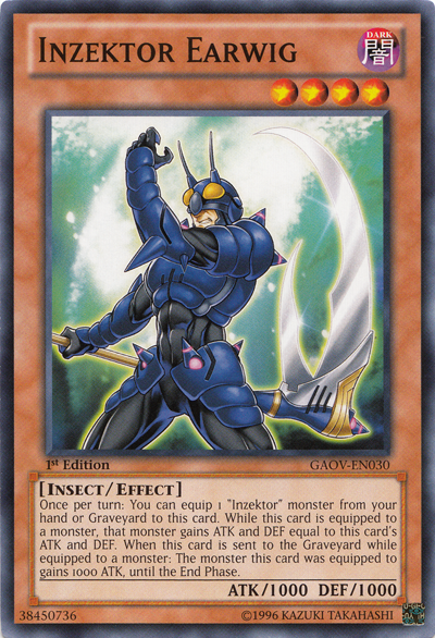 Inzektor Earwig, Galactic Overlord Sneak Peek Participation Card · GAOV-EN030