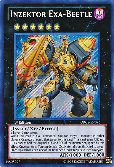 Inzektor Exa-Beetle, Order of Chaos Sneak Peek Participation Card · ORCS-EN046
