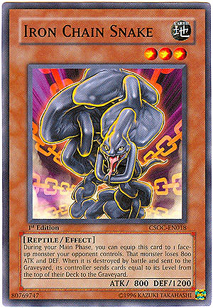 Iron Chain Snake, Crossroads of Chaos Sneak Peek Participation Card · CSOC-EN018