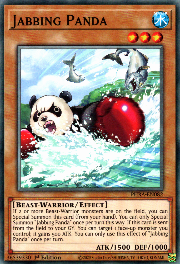 Jabbing Panda, Phantom Rage Premiere! promotional card · PHRA-EN082
