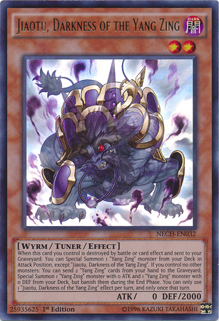 Jiaotu, Darkness of the Yang Zing, The New Challengers Sneak Peek Participation Card · NECH-EN032