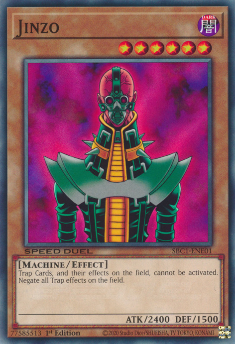 Jinzo, Speed Duel: Streets of Battle City · SBC1-ENE01