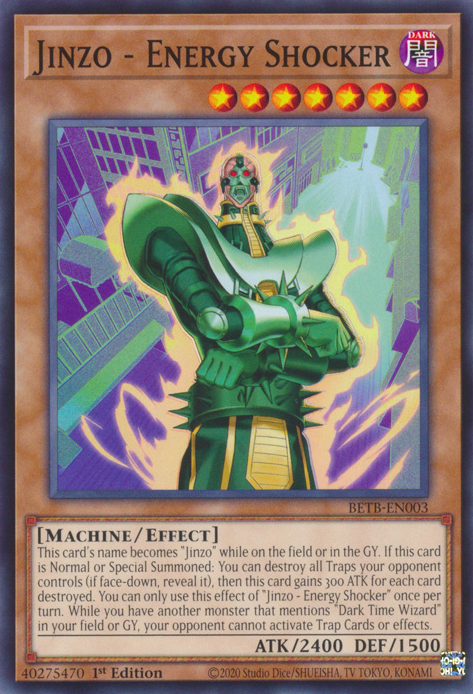 Jinzo - Energy Shocker, Beyond the Brave · BETB-EN003