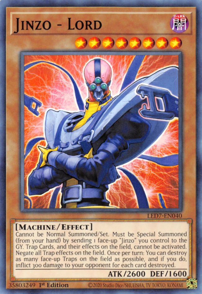 Jinzo - Lord, Legendary Duelists: Rage of Ra · LED7-EN040