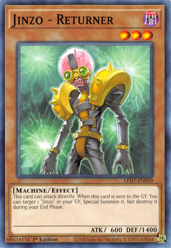 Jinzo - Returner, Legendary Duelists: Rage of Ra · LED7-EN039
