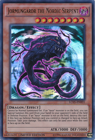 Jormungardr the Nordic Serpent, Legendary Collection 5D's · LC05-EN001