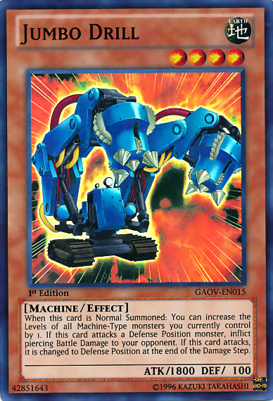 Jumbo Drill, Galactic Overlord Sneak Peek Participation Card · GAOV-EN015