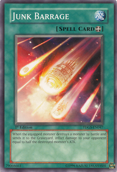 Junk Barrage, The Duelist Genesis Sneak Peek Participation Card · TDGS-EN047