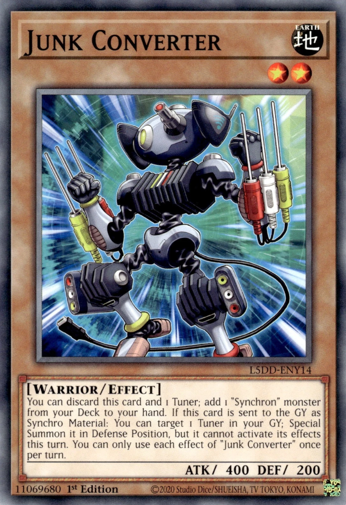 Junk Converter, Legendary 5D's Decks · L5DD-ENY14