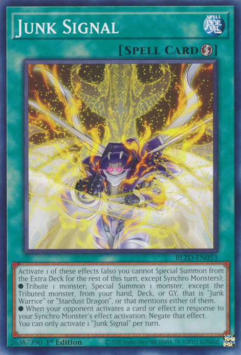 Junk Signal, Blazing Dominion · BLZD-EN053
