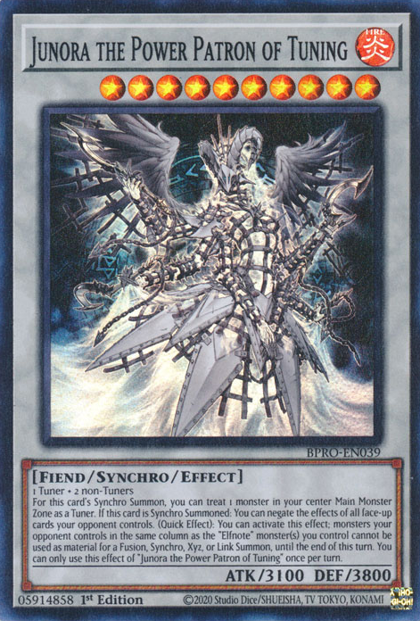 Junora the Power Patron of Tuning, Burst Protocol · BPRO-EN039