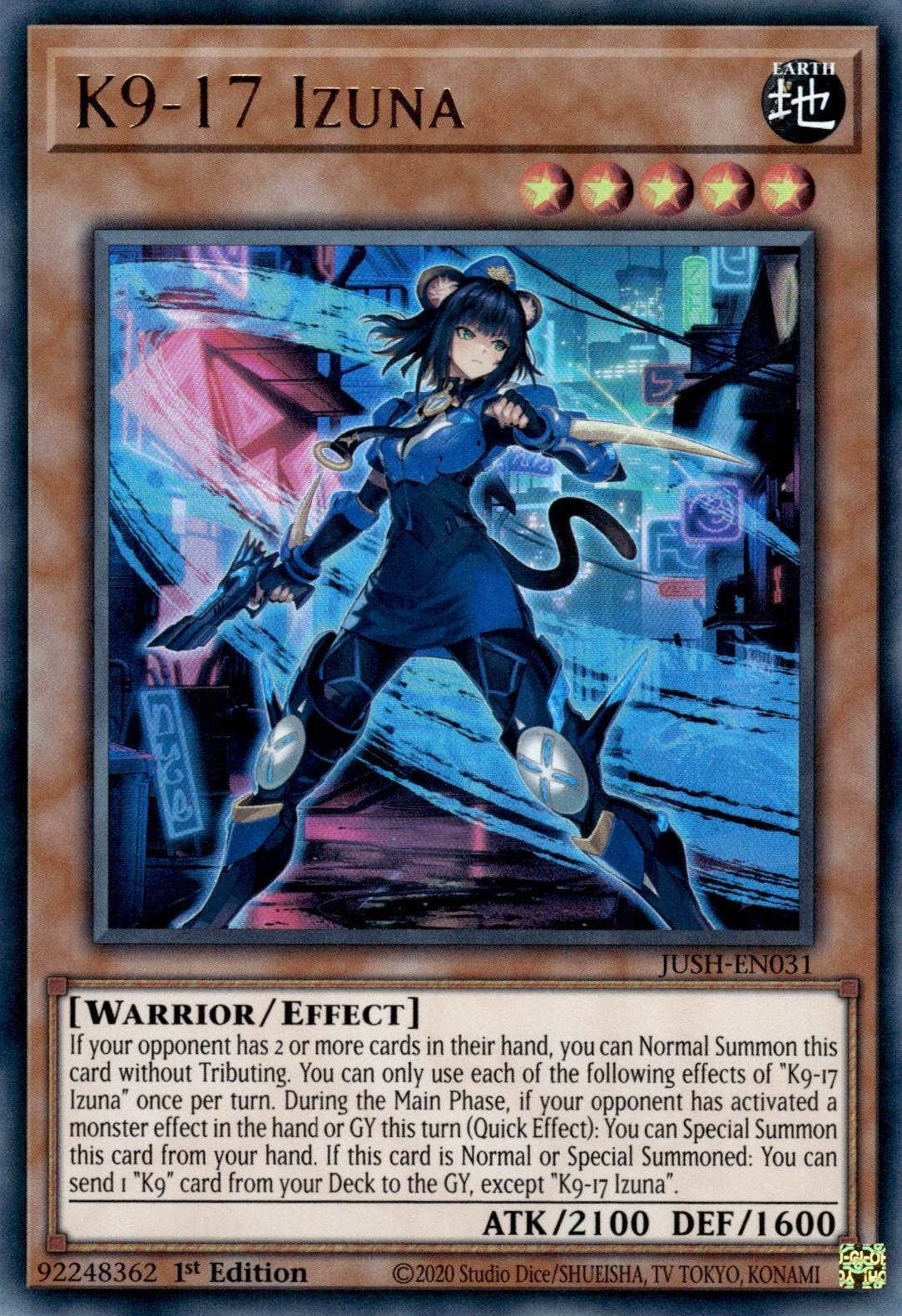 K9-17 Izuna, Justice Hunters · JUSH-EN031