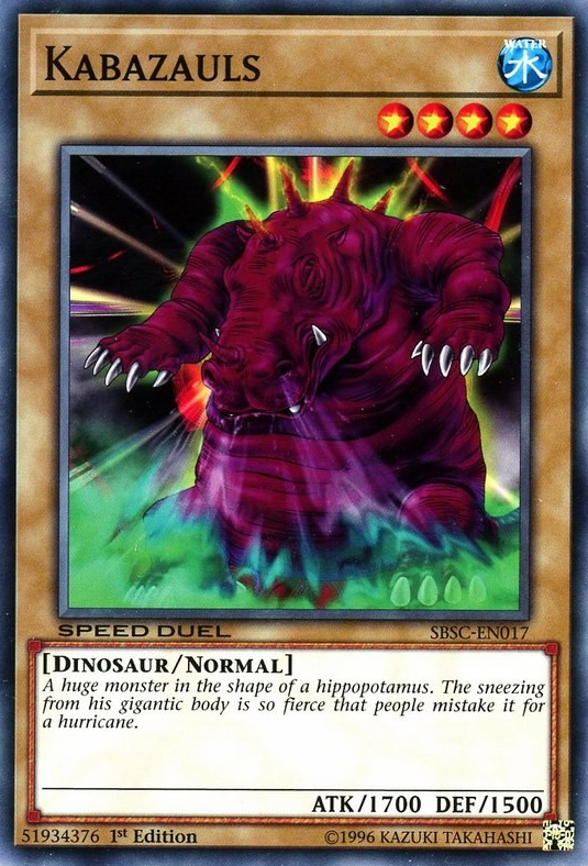 Kabazauls, Speed Duel: Scars of Battle · SBSC-EN017