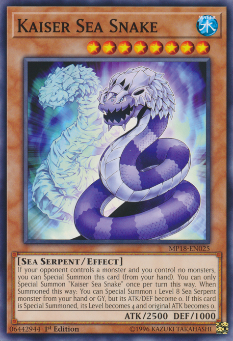 Kaiser Sea Snake, 2018 Mega-Tin Mega Pack · MP18-EN025