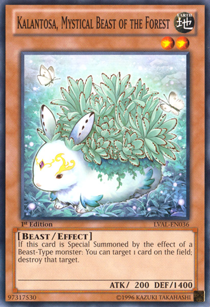 Kalantosa, Mystical Beast of the Forest, Legacy of the Valiant Sneak Peek Participation Card · LVAL-EN036