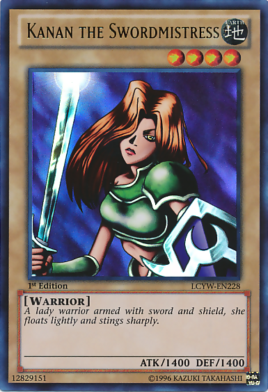 Kanan the Swordmistress, Legendary Collection 3: Yugi's World Mega Pack · LCYW-EN228