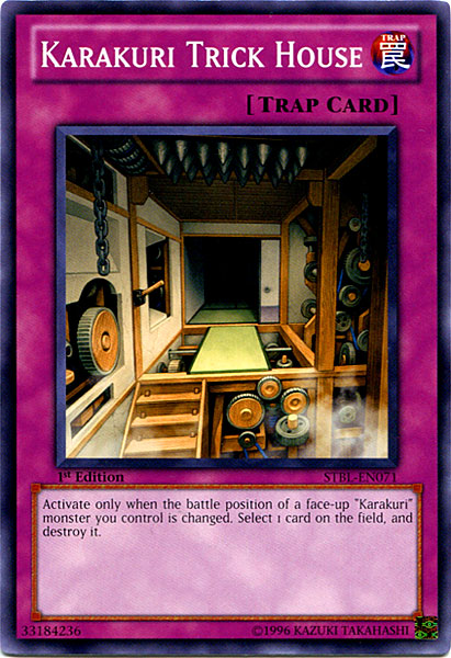 Karakuri Trick House, Starstrike Blast Sneak Peek Participation Card · STBL-EN071
