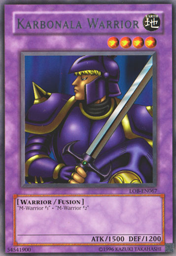 Karbonala Warrior, Legend of Blue Eyes White Dragon · LOB-067