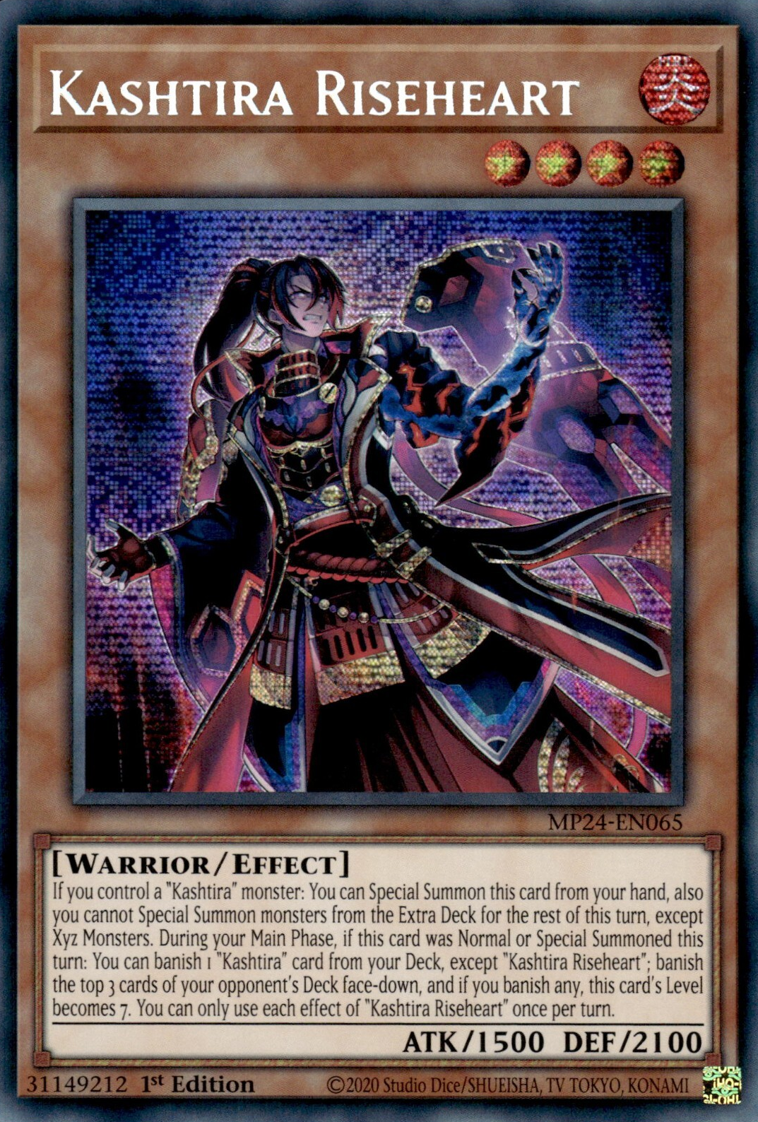 Kashtira Riseheart, 25th Anniversary Tin: Dueling Mirrors · MP24-EN065